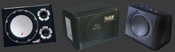 Subwoofer mit Gehäuse Subwoofer mit Gehäuse