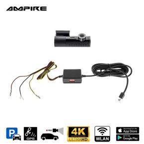 AMPIRE Dashcam, 2K Frontkamera mit WLAN und GPS inkl. 32GB Micro SD