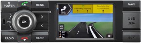 AXION "MCR 1031NAV TRUCK" 1DIN Navigationsradio mit DAB+, Bluetooth, iPod, Rückfahrkamera für LKW