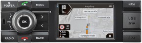 AXION "MCR 1031NAV CAR" 1DIN Navigationsradio mit DAB+, Bluetooth, iPod, Rückfahrkamera für PKW