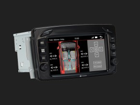 DYNAVIN 7"(17,8cm) Multimediagerät "D9-MC2000 Premium" für Mercedes C-Klasse(00-04)/ CLK(00-04)/ Viano(04-06)/ Vito(04-06)/ G-Klasse(00-07) inkl. Navisoftware, DAB+