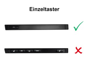 DYNAVIN Funktionsträger für BMW E46 Blende Mittelkonsole für Einzeltaster (kein durchgehendes Schaltzentrum) 2 x USB