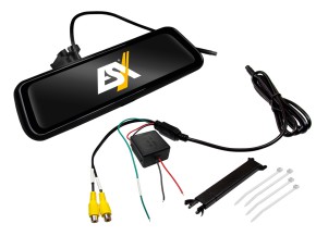 ESX "VNA-MIRROR" 24.54 cm (9.66”) IPS TFT-LCD Innenspiegel-Monitor mit Vollbildansicht