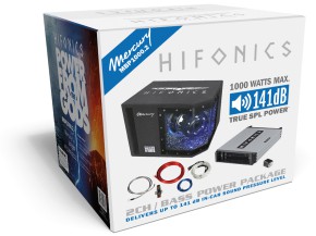 HIFONICS "MBP1000.2" 2-Kanal Bass Power Package