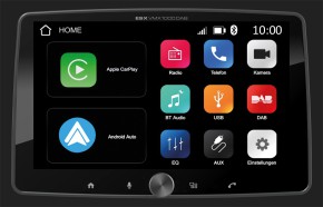 ESX "VMX1000DAB" Universal 1-DIN Multi-Angle Media Moniceiver mit 25,8cm (10,1“) Touchscreen