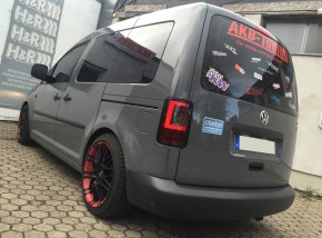 Litecinnovations LED Rückleuchten VW Caddy 03-15 red/smoke (Nur mit Heckklappe)