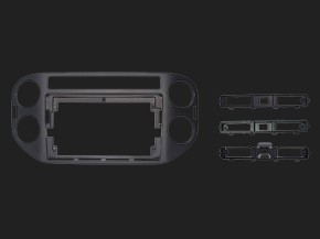 DYNAVIN 9"(22,8cm) Multimediagerät "D9-83B Premium" für VW Golf 5 Plus(10-17) Tiguan(07-17) inkl. Navisoftware, DAB+ in schwarz (96GB)