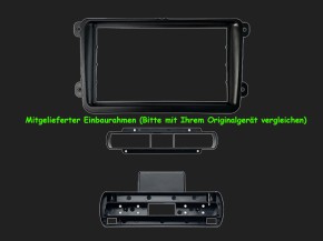 DYNAVIN 10,1"(25,8cm) Multimediagerät "D9-V10W Premium" für VW | Skoda | Seat (Liste siehe Details) inkl. Navisoftware, DAB+ (96GB)