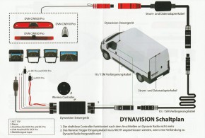 DYNAVIN "DVN CW 920 PRO" Bremsleuchten-Kamera mit 4 Funktionen für Fiat Ducato3/ Citroën Jumper2/ Peugeot Boxer2 inkl. Adapter z.B. Laika