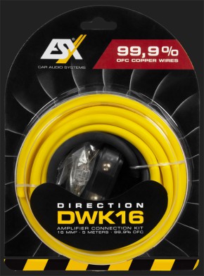 ESX "DWK16" Anschluss-Set für Endstufen OFC 16mm²
