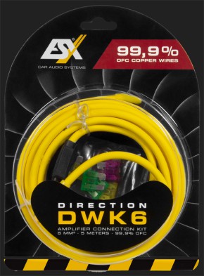 ESX "DWK6" Anschluss-Set für Endstufen OFC 6mm²