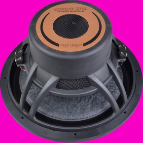 GROUND ZERO URANIUM "GZUW 12SQ-D2" 30 cm Sound-Quality Subwoofer 2 x 2 Ohm - 600W