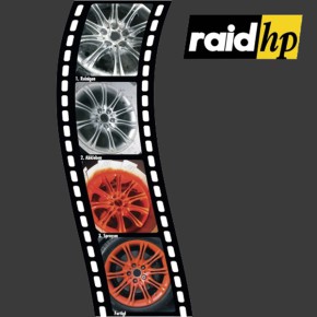 raid hp Automotive Sprühfolie Rot seidenglanz (1 x 500ml)