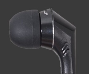 Vibe Kopfhörer in Ear "Slick Zip" in schwarz 3,5mm (Restposten)